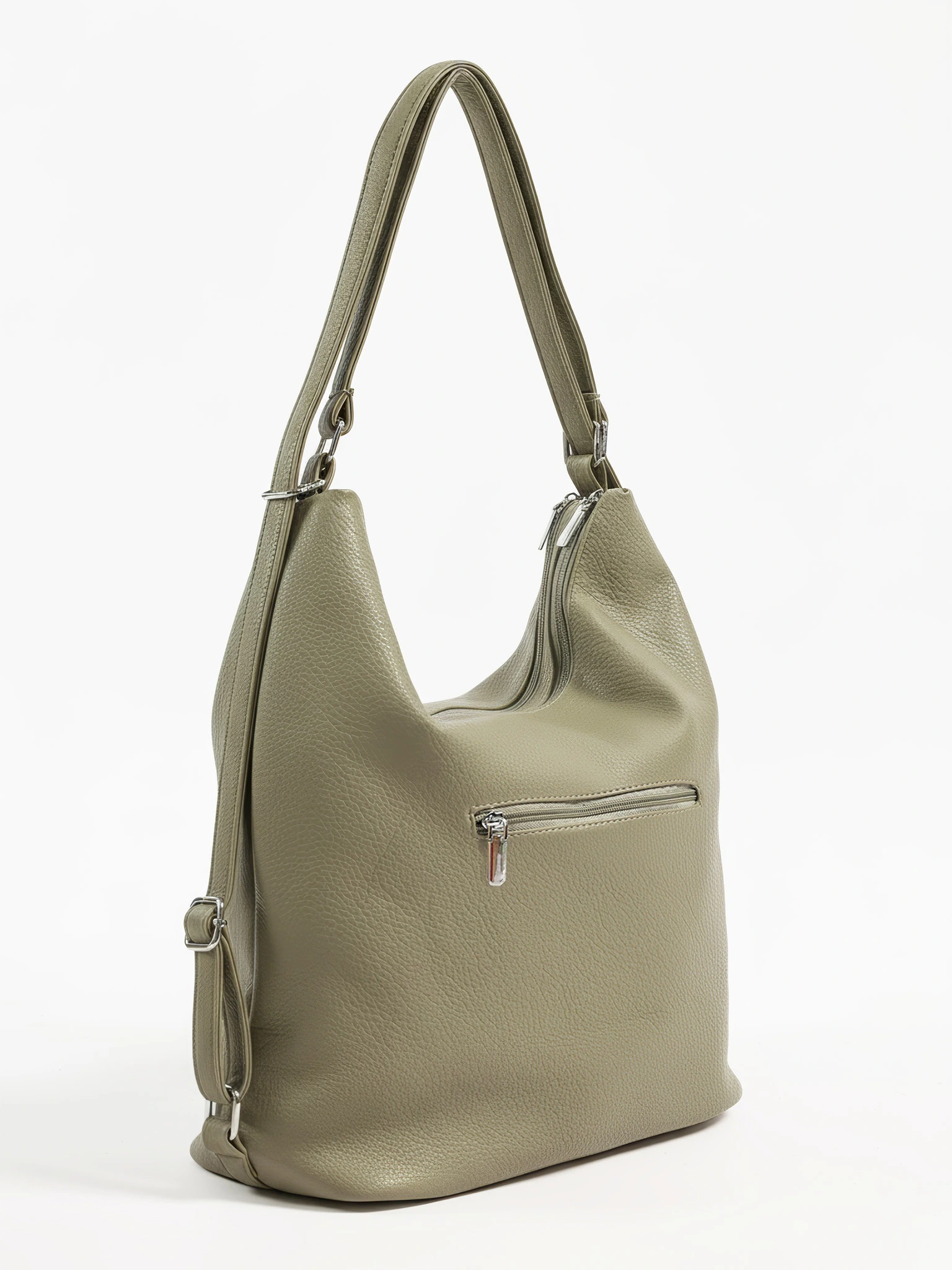 Сумка-шоппер  с регулируемыми ручками, откидным карманом и цепочкой в ассортименте